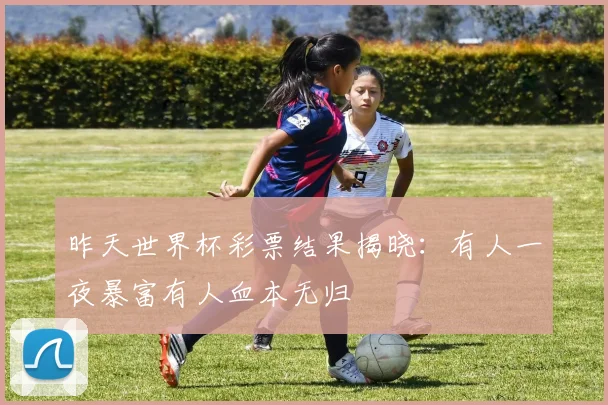昨天世界杯彩票结果揭晓：有人一夜暴富有人血本无归